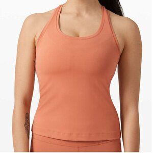 Lululemon Cool Racerback Shorter *Nulu Rustic Coral